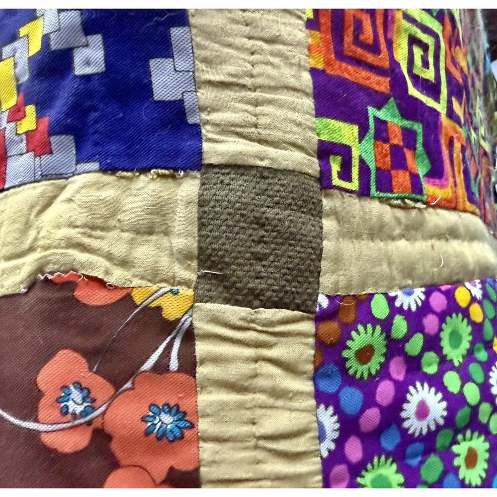 Handmade vibrant repaired